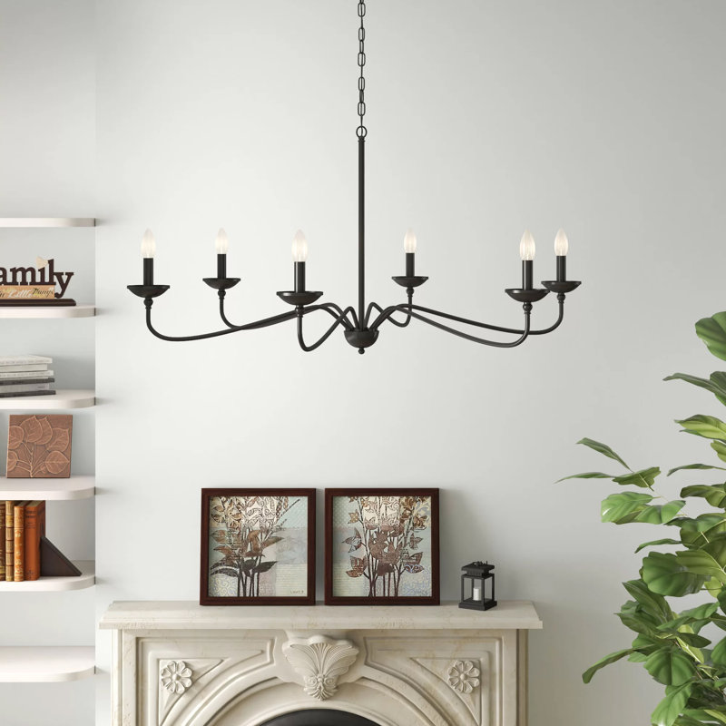 Three Posts™ Ralls 6Light Candle Style Classic / Traditional Chandelier & Reviews Wayfair